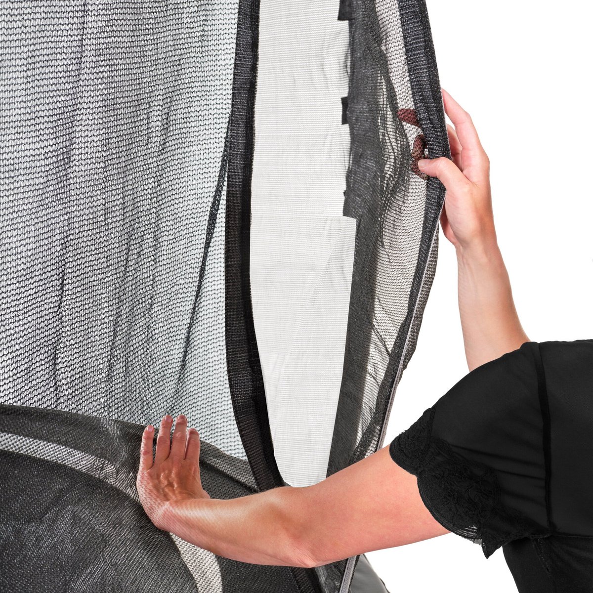 EXIT Allure Classic inground trampoline 244x427cm - zwart