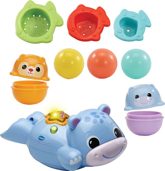 VTech Spetter & Zing Nijlpaardje - Badspeelgoed als cadeau kind 1 jaar