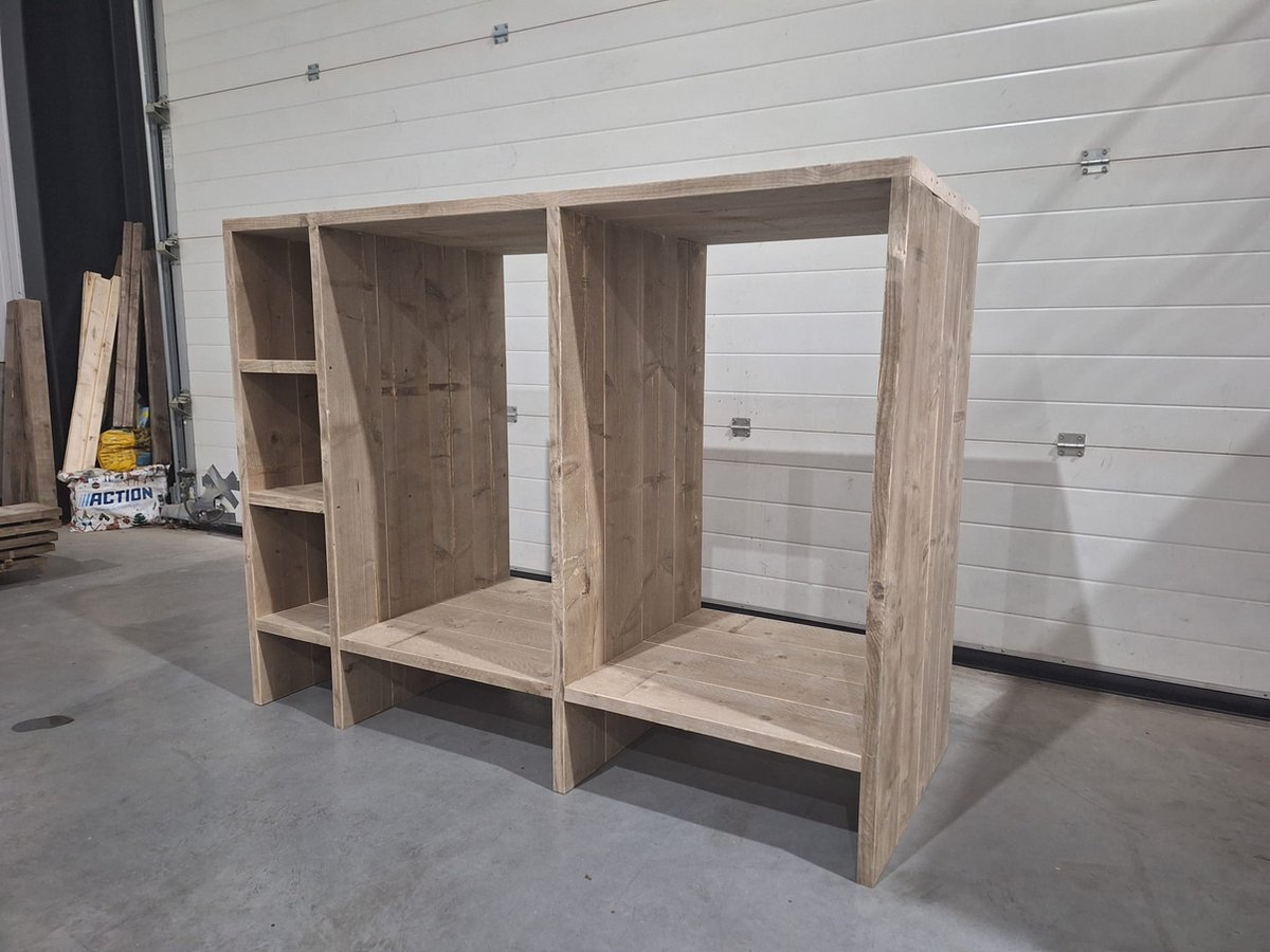Wasmachineombouw Steigerhout