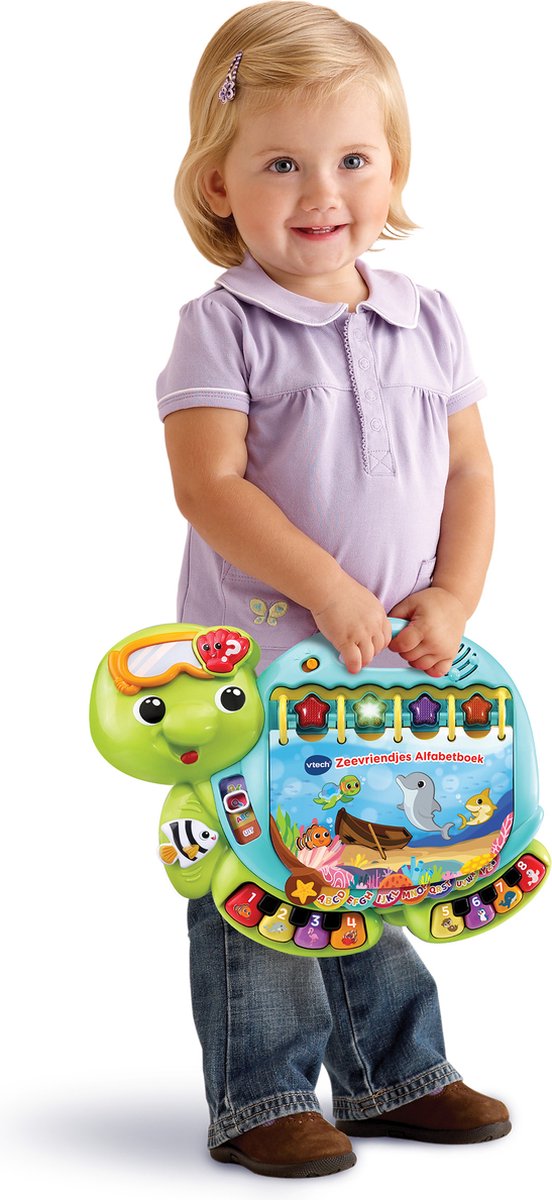 VTech Zeevriendjes Alfabetboek - Interactief Speelgoed - Leer over Cijfers, Letters & Dieren - Speelgoed 1 tot 5 jaar — afbeelding 4