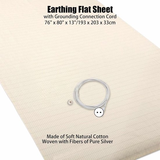 Tapis de mise à la terre universel, tapis avec cordon de mise à la terre, prise UK / EU / AU disponible, protection EMF conductrice Tapis de mise à la terre universel, tapis avec cordon de mise à la terre, prise UK / EU / AU disponible, protection EMF conductrice