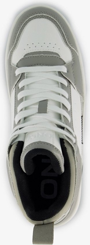 Only Shoes hoge dames sneakers grijs wit Maat 39 bol