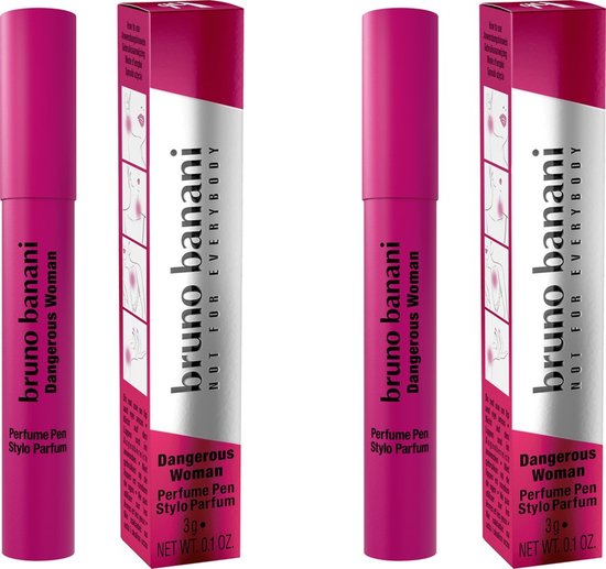 Bruno Banani Dangerous Woman Eau de Toilette Perfume to Go Pen - 2 stuks