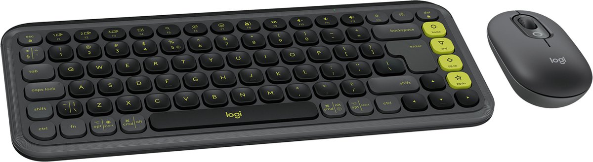 Logitech Pop Icon Combo toetsenbord en muis set Grafiet