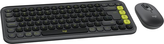 Logitech Pop Icon Combo toetsenbord en muis set Grafiet
