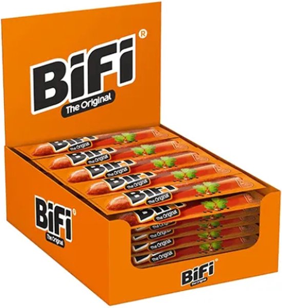 BiFi Original - Salami stick - Ideale Vlees Snack - voor Tussendoor, Onderweg of in de Lunchtrommel - 40x20g