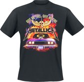 T-shirt Metallica Give Me Fuel noir XL en Katoen - Produits dérivés du groupe, Groupes