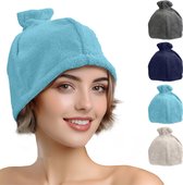 JEMIDI sauna muts van katoen - Saunamuts voor dames en heren - Comfortabel materiaal - Sauna accessoires - Unisex sauna hoed - One size - Mintgroen