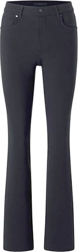 STEHMANN Regular fit stoffen broek met all-over motief, model 'Ina' in