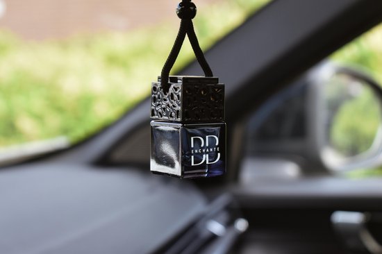 LE7 Luchtverfrisser voor de auto, auto-accessoires, auto-parfum, auto-parfum, auto-geurdispenser, parfums met elegante houder, 5 ml premium geurolie (tup, grijs