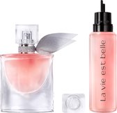 Lancôme La Vie est Belle Eau de Parfum Navulbare Flacon (30ml) & Navulling (100ml) – Luxueuze Navulbare Set – 130ml