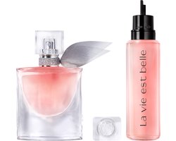 Lancôme 2-Step Refillable Routine Eau de Parfum | Navulling - La Vie est Belle Eau de Parfum Navulbare Flacon 30ml & Navulling 100ml – Totaal 130ml