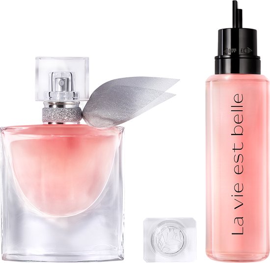 Lancôme 2-Step Refillable Routine Eau de Parfum | Navulling - La Vie est Belle Eau de Parfum Navulbare Flacon 30ml & Navulling 100ml – Totaal 130ml