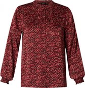 YESTA Sadah Tops - Deep Brown/Multi Col - maat 3(52)