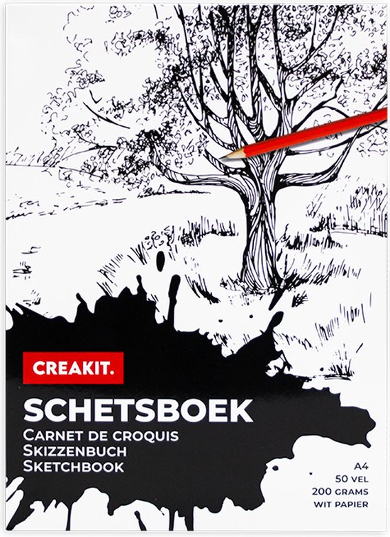 Tekenblok Aurora A4 20 Vel 120 Gram Gekleurd Tekenpapier