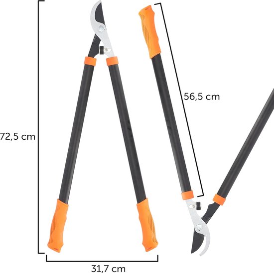 Takkenschaar Snoeischaar voor Harde Hout met 72,5 cm Lengte - Geschikt voor Bomen en Struiken van Merkloos	 — afbeelding 3