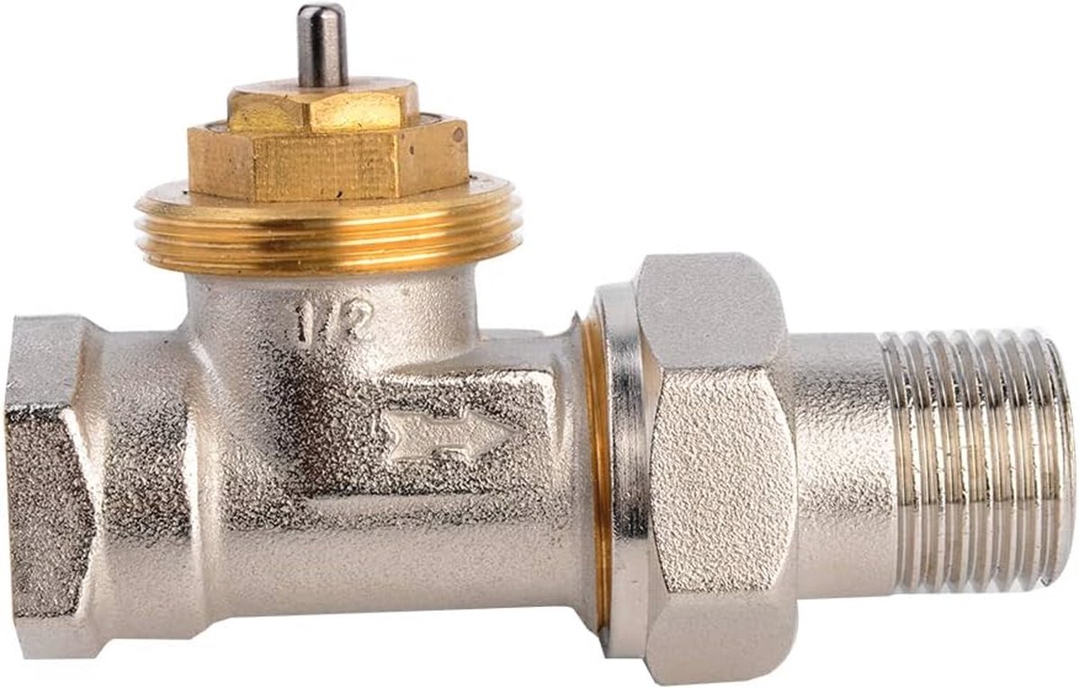 Thermostaatventiel Radiator met Schroefverbinding - Doorgangsventiel 1/2
