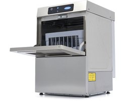 Glazenspoelmachine - 35 x 35 cm - met Afvoer-, Glansspoel- en Zeeppomp - Digitaal Display - 230V