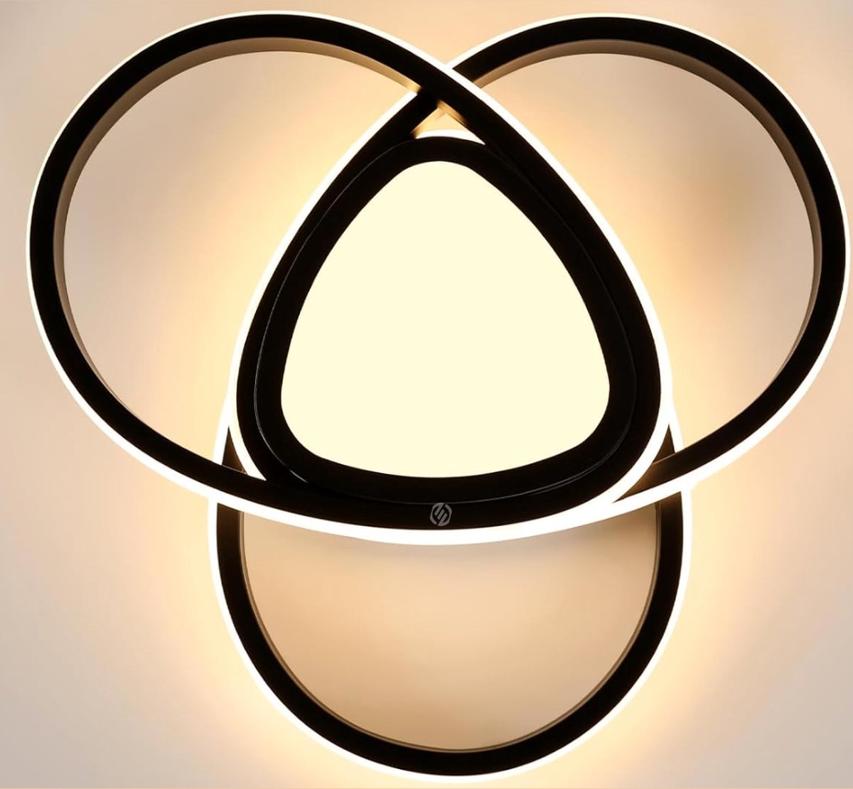Equivera Plafonaire Lamp - Lamp - Plafond Lamp - Plafonnaire Lamp - Plafondlamp warm licht