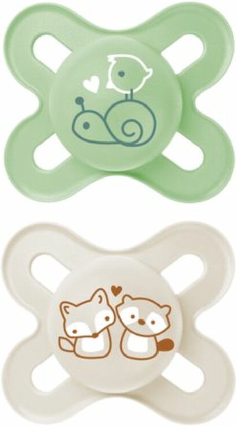 Sucette MAM Original Start Silicone 0 mois Universelle 2 pièces