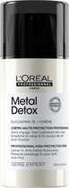L'Oréal Professionnel Metal Detox Leave-in Crème – Beschermende crème tegen UV & hitte – Voor beschadigd haar – 100ml