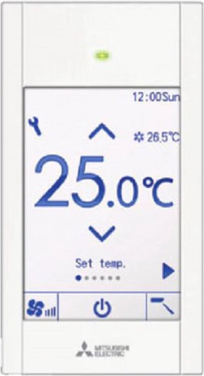 Mitsubishi Electric PAR-40MAA afstandsbediening Bedraad Airco Drukknopen