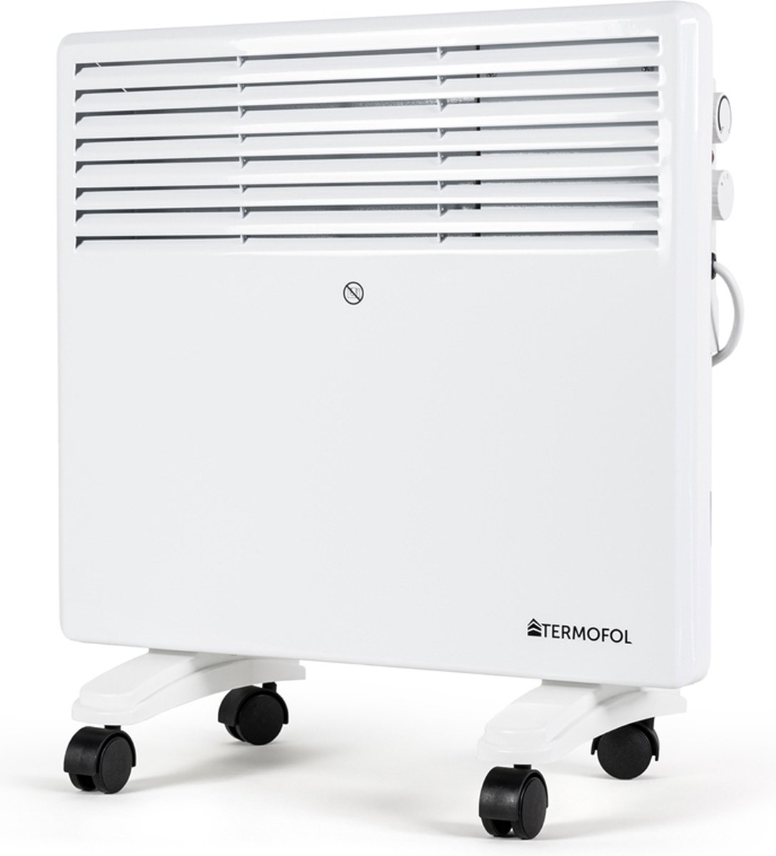 TL convector met ingebouwde thermostaat met wielen 1000/2000 watt