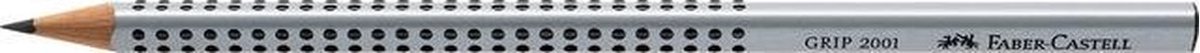 Potlood Faber-Castell 2001 Grip Hardheid B 12 stuks