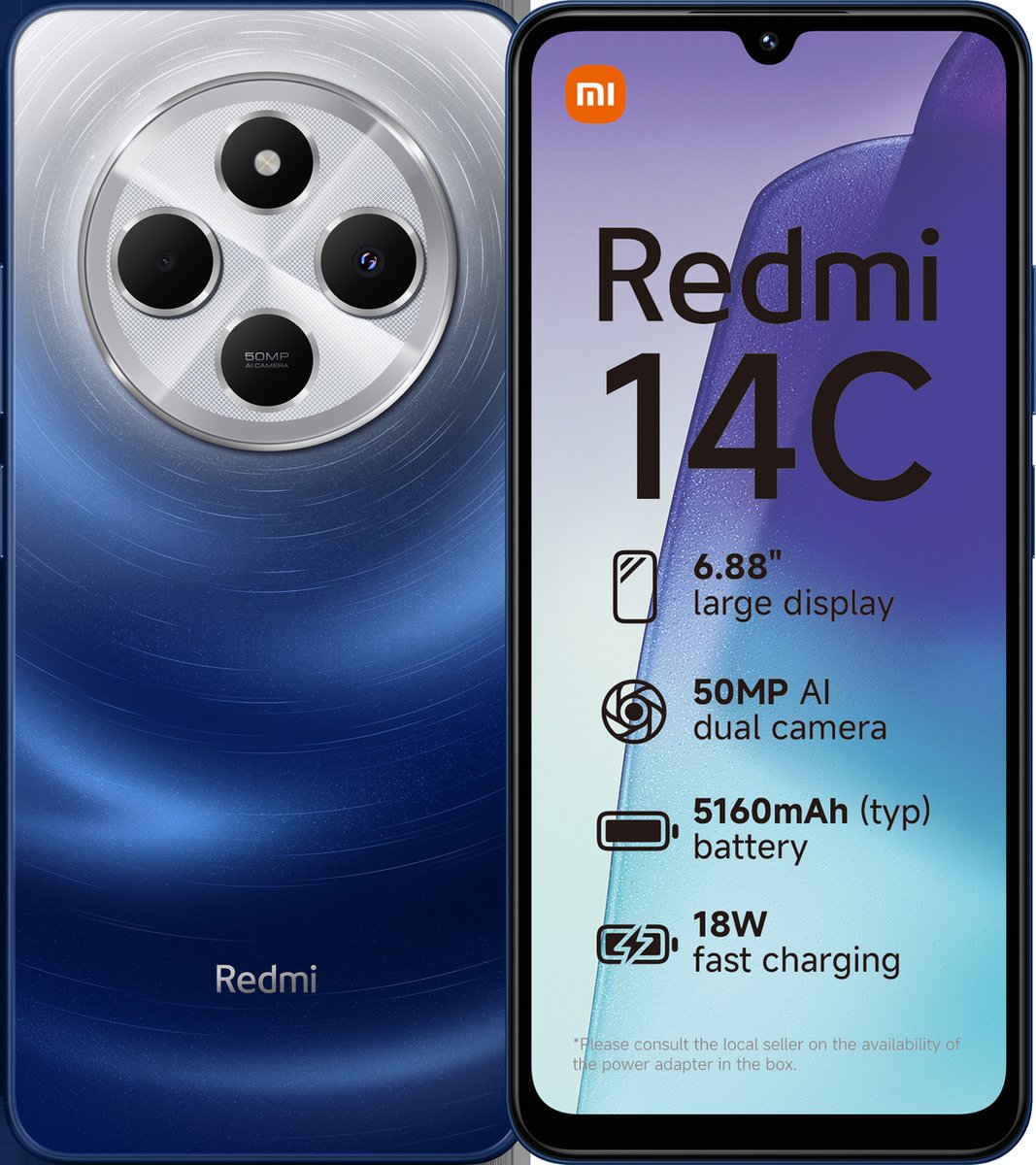 Xiaomi Redmi 14C - 8GB - 256GB - Starry Blauw