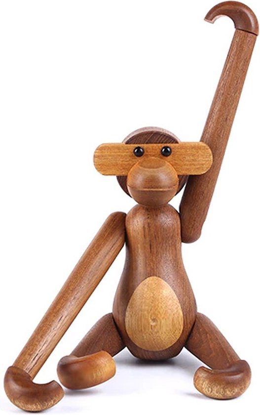 Blue Rocks - Houten Aap / Monkey - 26 CM - Nordic Design