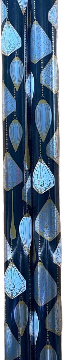 FESTIVE GIFTS Inpakpapier – Cadeaupapier – 200 x 70cm – 2 rollen – Kerst – Luxe Cadeauverpakking – Kleurrijk