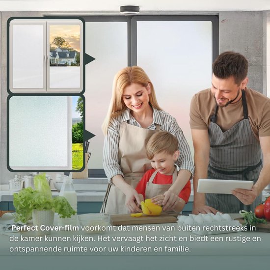 Versier makkelijk je ramen met onze statische raamfolie!Gebruik de