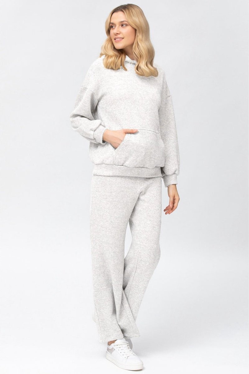 PIETRO Brunelli JUMPER THE COZY HOODIE CREAM WHITE L