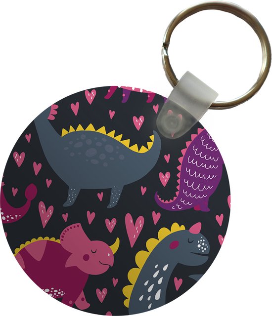 Dinosaurier Spielzeug Kinder Leder Tier Schlüssel bund Kinder Geschenk Cartoon T