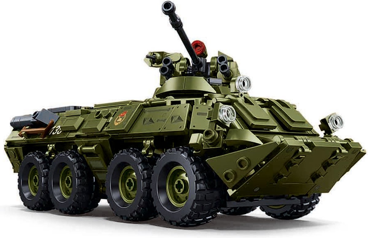 Sluban Modelbricks tank btr-80as ifv