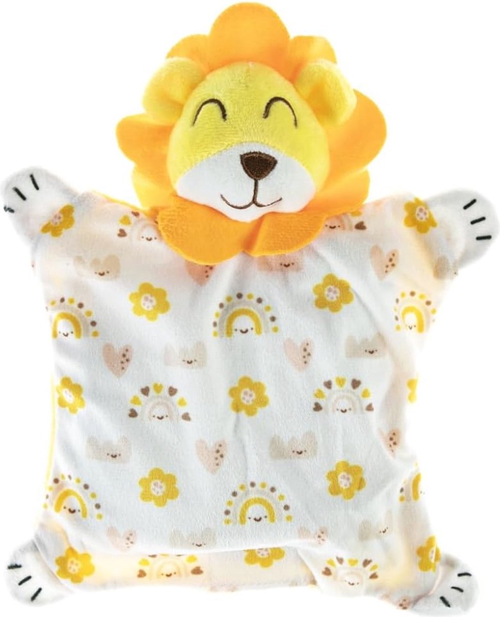 Babykruik Leeuw - Warmte en Wellness voor Baby's - Lavendel en Tarwe - Anti-Koliek Massage