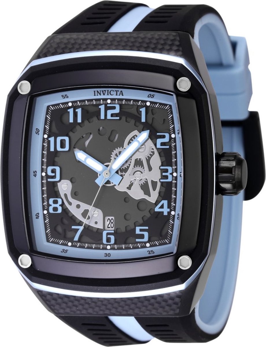 Invicta Racing - JM Limited Edition 48066 Heren Horloge - Waterdicht - Analoog - Quartz Uurwerk - Roestvrij Staal met grijze Wijzerplaat - 45mm