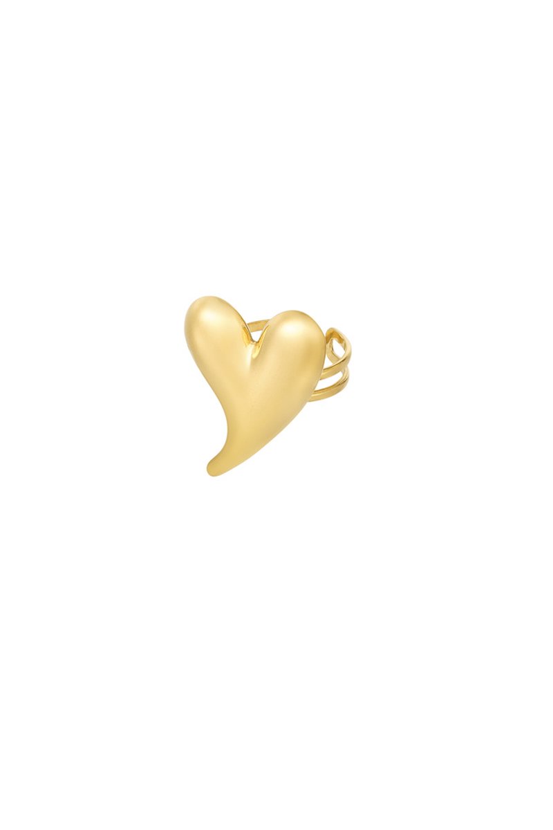 Curvy Love ring - goud
