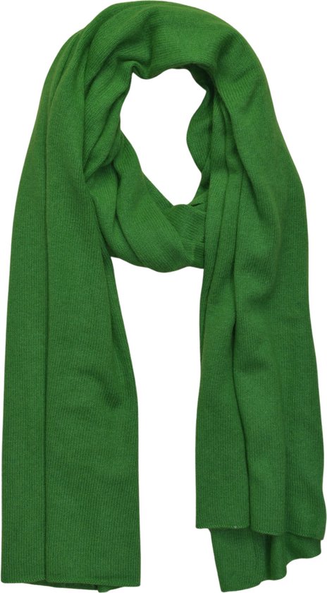 Kasjmier sjaal Coco - Organic Luxe Cashmere wol - Omslagdoek extra breed - Super licht en extreem warme sjaal - Groen