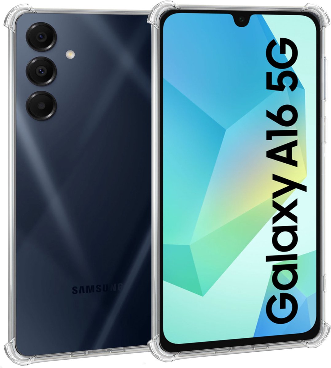 Geschikt voor Samsung Galaxy A16 5G - Hoesje - Shock Proof Case – Cover Transparant