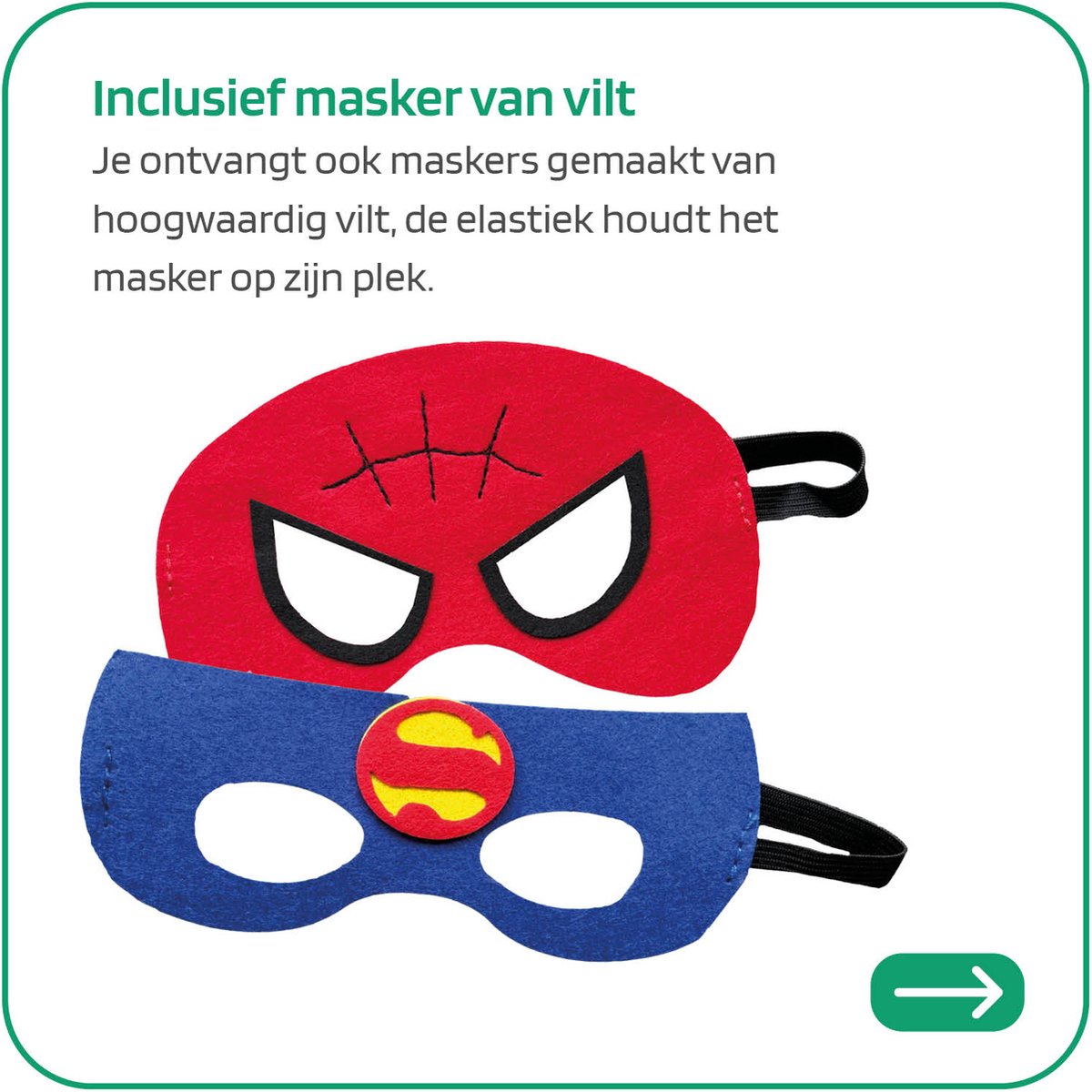 Jobber Toys - Spiderman & Superman Cape - Superhelden Verkleedkleding — afbeelding 5