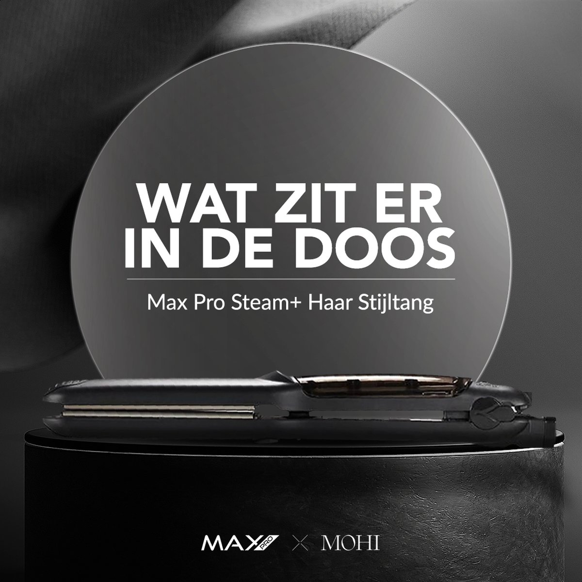 Max Pro Steam + Stijltang - Stoomstijltang - Hair - afbeelding 3