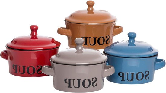MamboCat Leo Löwenkopf Soeppan met deksel, 3 liter, koninklijke terrine van wit aardewerk, soeppan voor het serveren van soep, stoofschotels enz MamboCat Leo Löwenkopf Soeppan met deksel, 3 liter, koninklijke terrine van wit aardewerk, soeppan voor het serveren van soep, stoofschotels enz