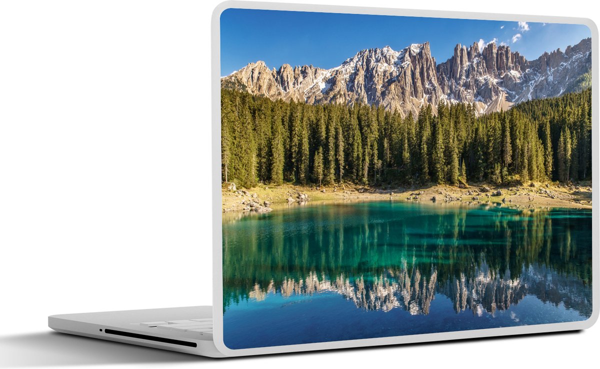 Laptop sticker - 11.6 inch - Berg - Bos - Strand - 30x21cm - Laptopstickers - Laptop skin - Cover