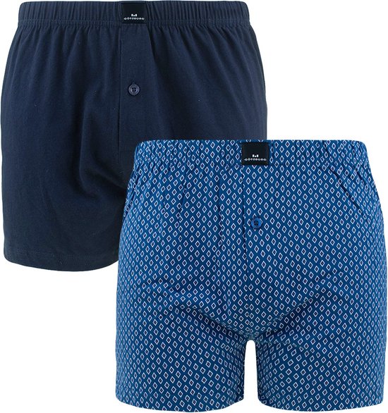 Götzburg 2P boxer large imprimé basique bleu - 3XL