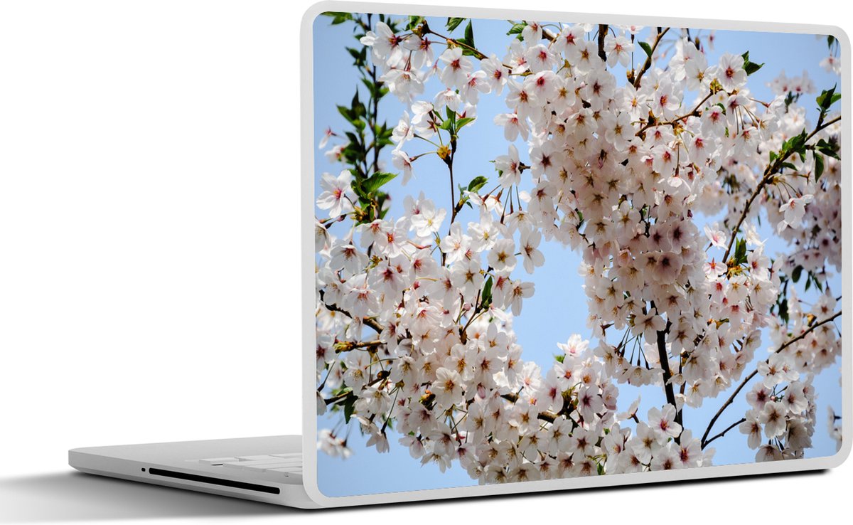 Laptop sticker - 15.6 inch - Planten - Bloemen - Tak - 36x27,5cm - Laptopstickers - Laptop skin - Cover