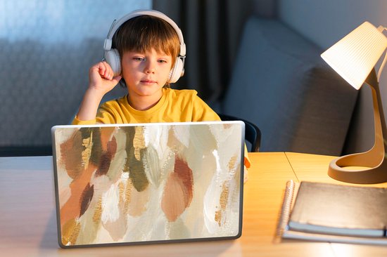 Sticker ordinateur portable - 11,6 pouces - Art - Peinture - Rouge