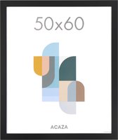 ACAZA Fotokader - Fotolijst - Wissellijst - 50x60 cm - MDF - Zwart
