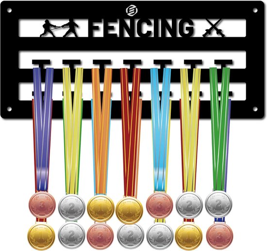 CREATCABIN Loper Medaillehouder Sport Hardloopatleet Medailles Hanger Display Stand Muurmontage Decor Houders voor Lopers Thuisbadge Medaillewinnaar Hardlopen Voetbal Gymnastiek Meer dan 60 Medailles