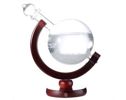 Equivera Stormglas - Donderglas - Barometer - Weerstation - Weervoorspeller - Voorspelt Het Weer